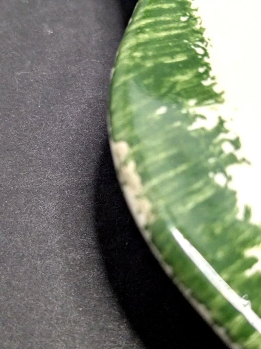 Vtg. Blue Ridge Southern Pottery Hand-Painted Floral Serving Platter Scalloped